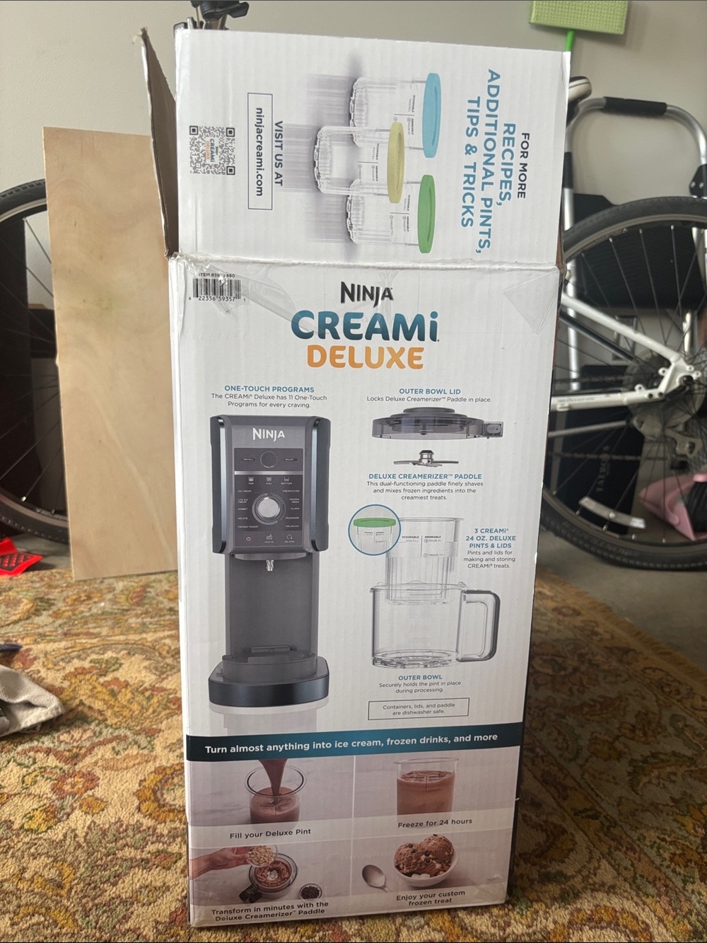 Ninja Creami Deluxe Ice Cream & Frozen Drink Maker - Black, Gray - Picture 2 of 4